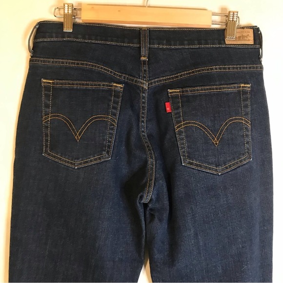 Levi's 515 Boot Cut  Dark wash jeans  size 8S - Picture 8 of 11